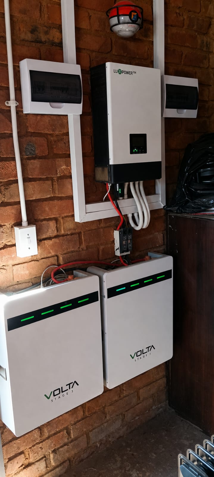 Inverter and Volta battery installation by Nova Ray Solar